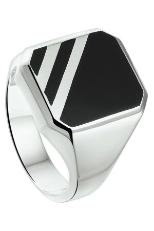 Huiscollectie zegel ring zwart Huiscollectie zegel ring zwart