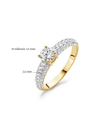Blush goud zirkonia Blush goud zirkonia