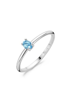 Blush 14krt blauw witgd Blush 14krt blauw witgd