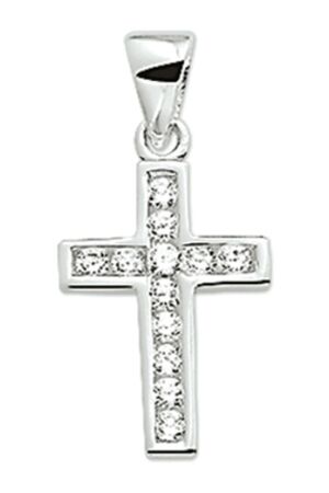 Huiscollectie zirk zilver kruis Huiscollectie zirk zilver kruis