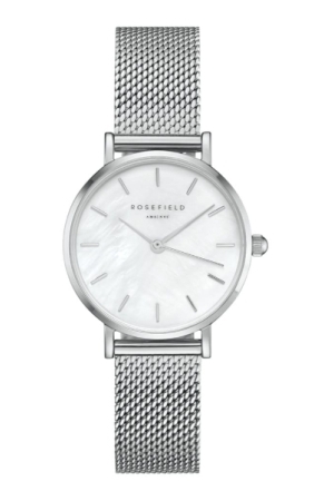 Rosefield klein milanees zilv