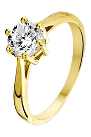 Huiscollectie geel goud met zirk Huiscollectie geel goud met zirk