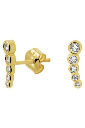 Huiscollectie earcuff zirk geelg Huiscollectie earcuff zirk geelg