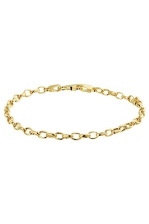 Huiscollectie armband goud schakel Huiscollectie armband goud schakel