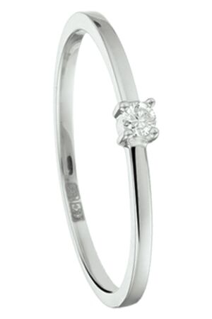 Huiscollectie 0,04 ct h-si witgoud Huiscollectie 0,04 ct h-si witgoud