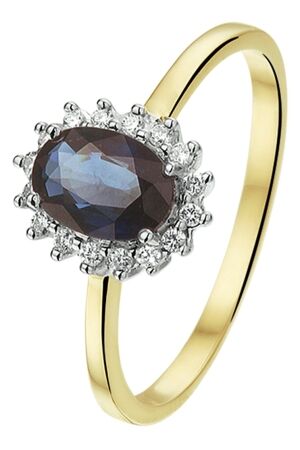 Huiscollectie 14k Saffier H Si Huiscollectie 14k Saffier H Si