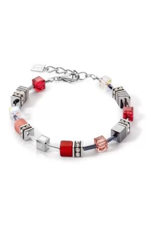 Coeur de Lion rood-zwart-wit staal Coeur de Lion rood-zwart-wit staal