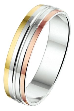 Huiscollectie goud14krt zilv 5 mm Huiscollectie goud14krt zilv 5 mm