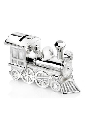 Zilverstad locomotief spaarpot Zilverstad locomotief spaarpot