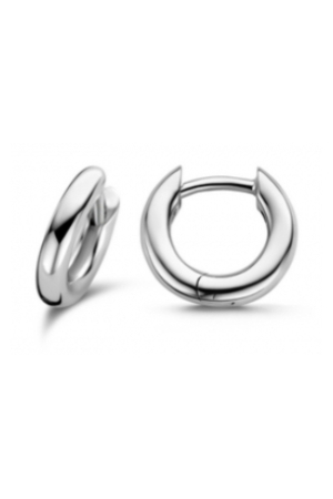 Moments creolen zilv