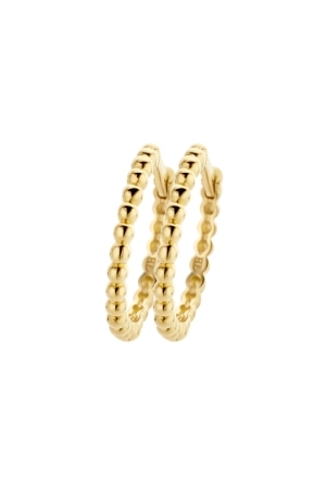 Blush creolen bewerkt Blush creolen bewerkt