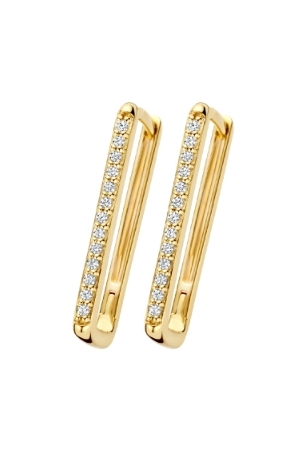 Blush creolen geelg Blush creolen geelg