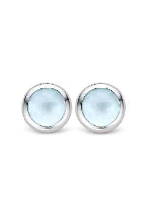 Tisento blauw zilver oorkn Tisento blauw zilver oorkn