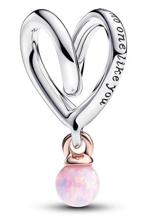 Pandora hartje zilv rose Pandora hartje zilv rose