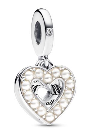 Pandora parelmoer wit hart Pandora parelmoer wit hart