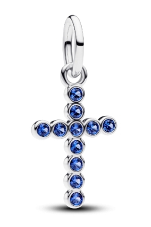 Pandora kruis blauw