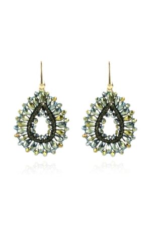 LOTT. Gioielli drop s metalic green LOTT. Gioielli drop s metalic green