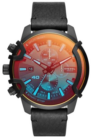 Diesel zwart leer band Diesel zwart leer band