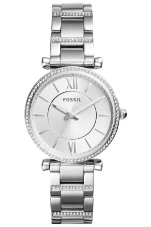 Fossil zirk lunette zilv Fossil zirk lunette zilv