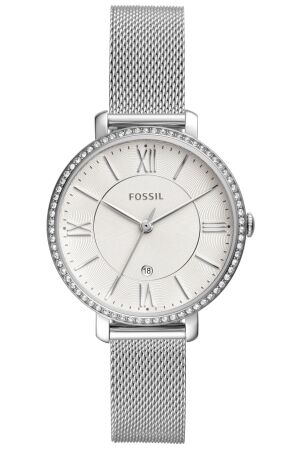 Fossil mesh band zilver Fossil mesh band zilver