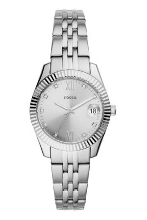 Fossil zilver zirk rond Fossil zilver zirk rond