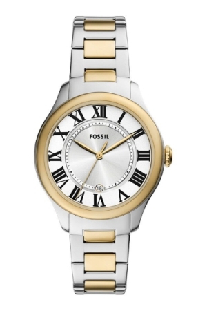 Fossil bicolor zilver wzp