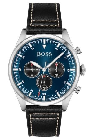 Hugo Boss Leren band zwart Hugo Boss Leren band zwart