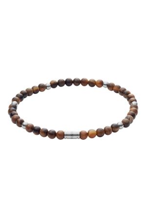 Fossil Staal tiger oog kral Fossil Staal tiger oog kral