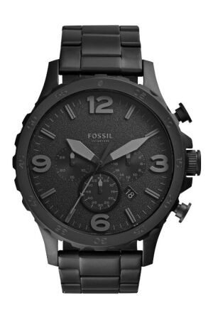 Fossil nate zwart stl band Fossil nate zwart stl band