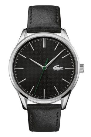 Lacoste leer band zilver Lacoste leer band zilver