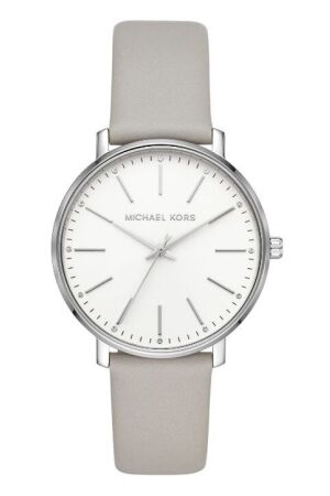 Michael Kors grijs leer band Michael Kors grijs leer band