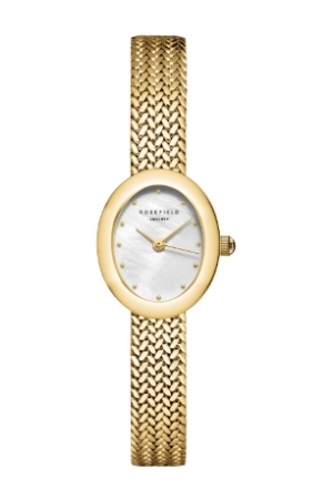 Rosefield white mop mesh gold