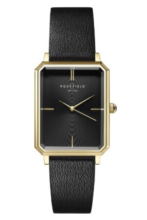 Rosefield zwart leer double Rosefield zwart leer double