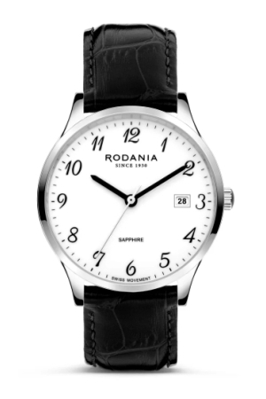 ROD zwart leer wit wzp