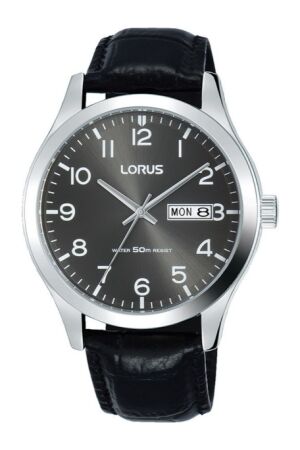 Lorus zwart leer Lorus zwart leer