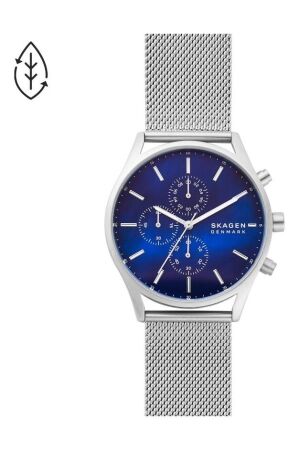 Skagen blauw wzp staal Skagen blauw wzp staal