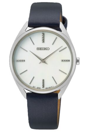 Seiko blauw wzp leer Seiko blauw wzp leer