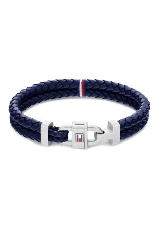 Tommy Hilfiger carabiner leer armb Tommy Hilfiger carabiner leer armb