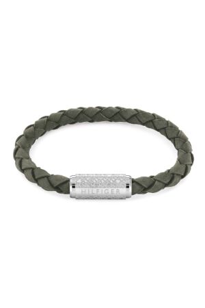Tommy Hilfiger leer staal 19 cm Tommy Hilfiger leer staal 19 cm
