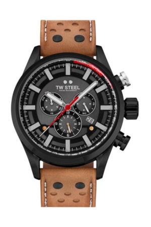 TW Steel bruin leren band