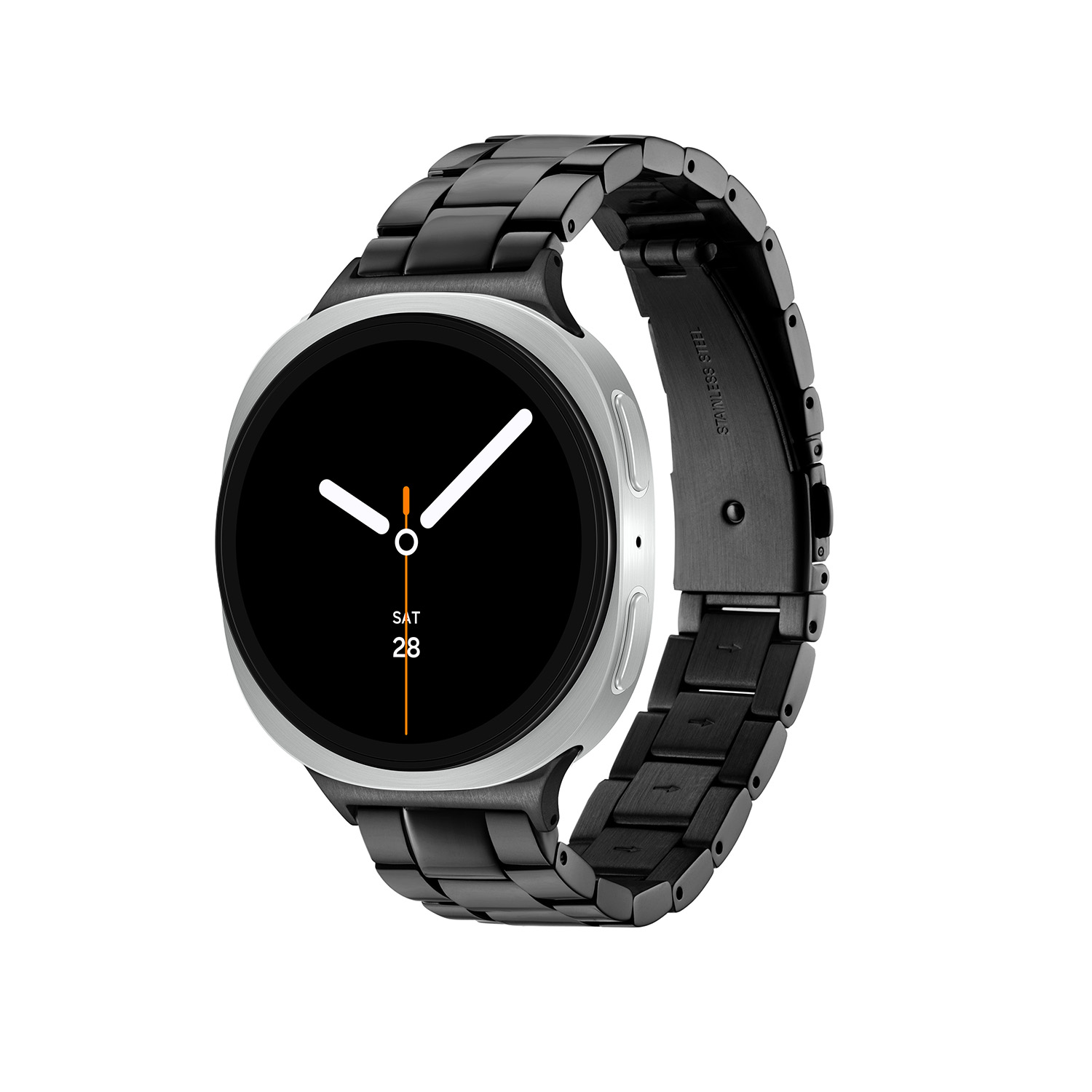 Samsung Galaxy Watch 8 LTE Zilver/Zwart Staal 44mm