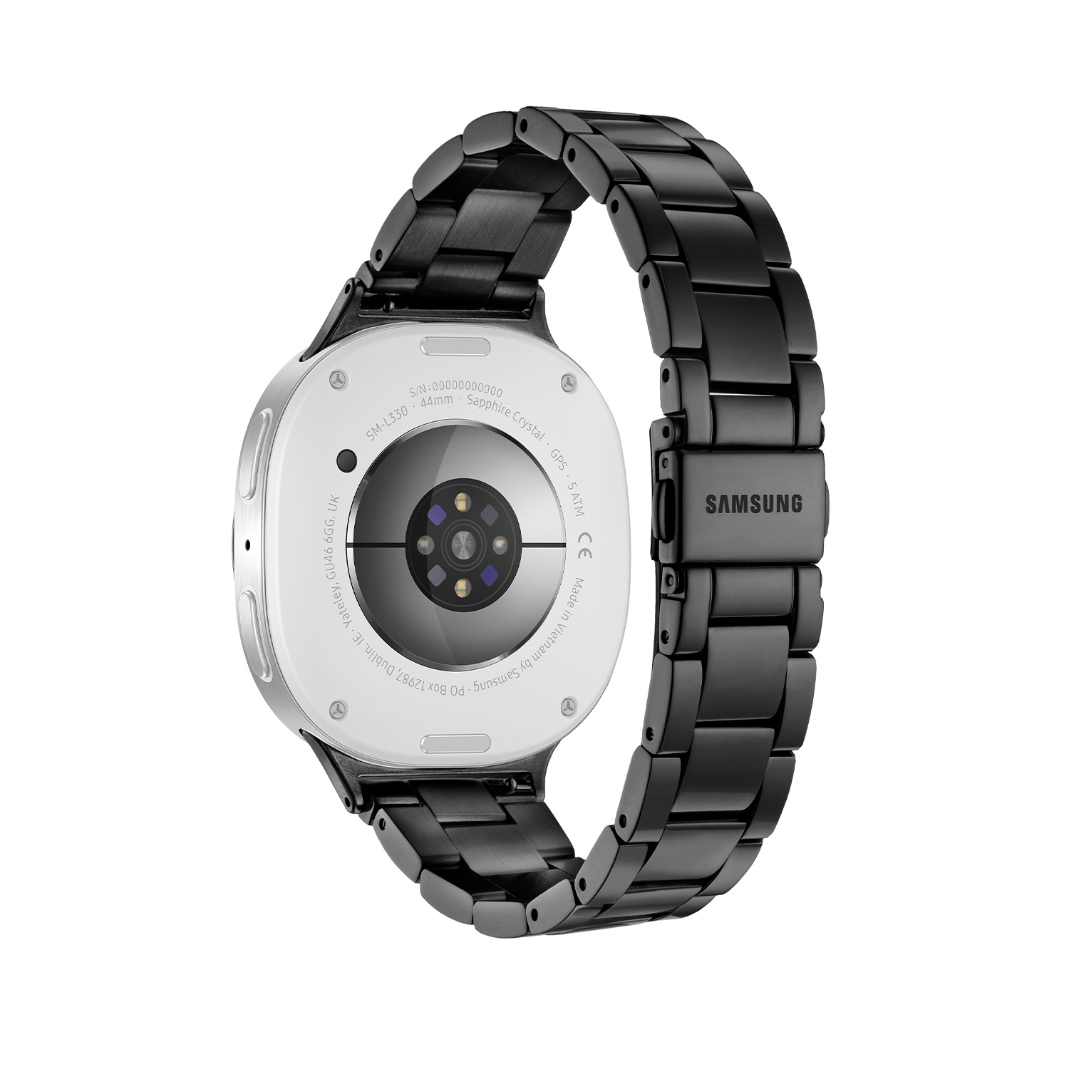 Samsung Galaxy Watch 8 LTE Zilver/Zwart Staal 44mm