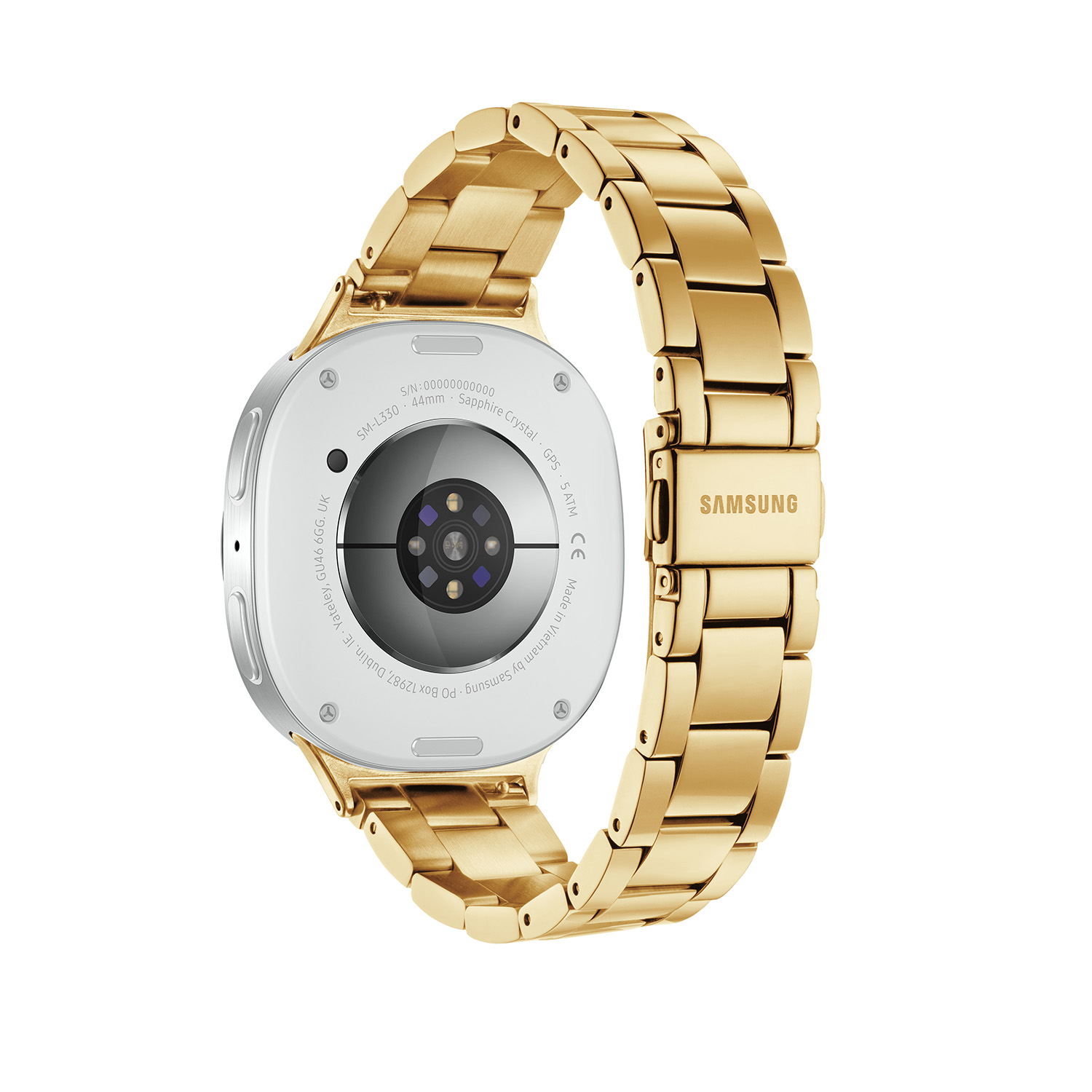 Samsung Galaxy Watch 8 Zilver/Goudkl Staal 44mm
