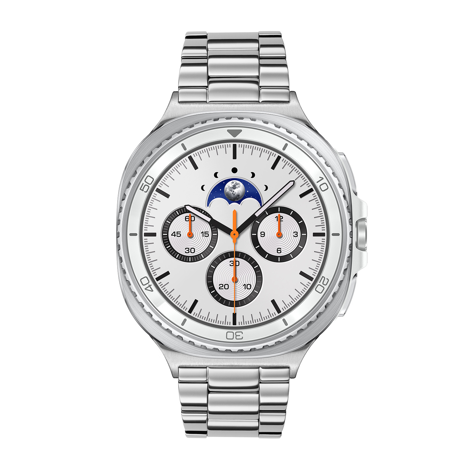 Samsung Galaxy Watch 8 CLASSIC LTE Wit/Zilverkl Staal 46mm