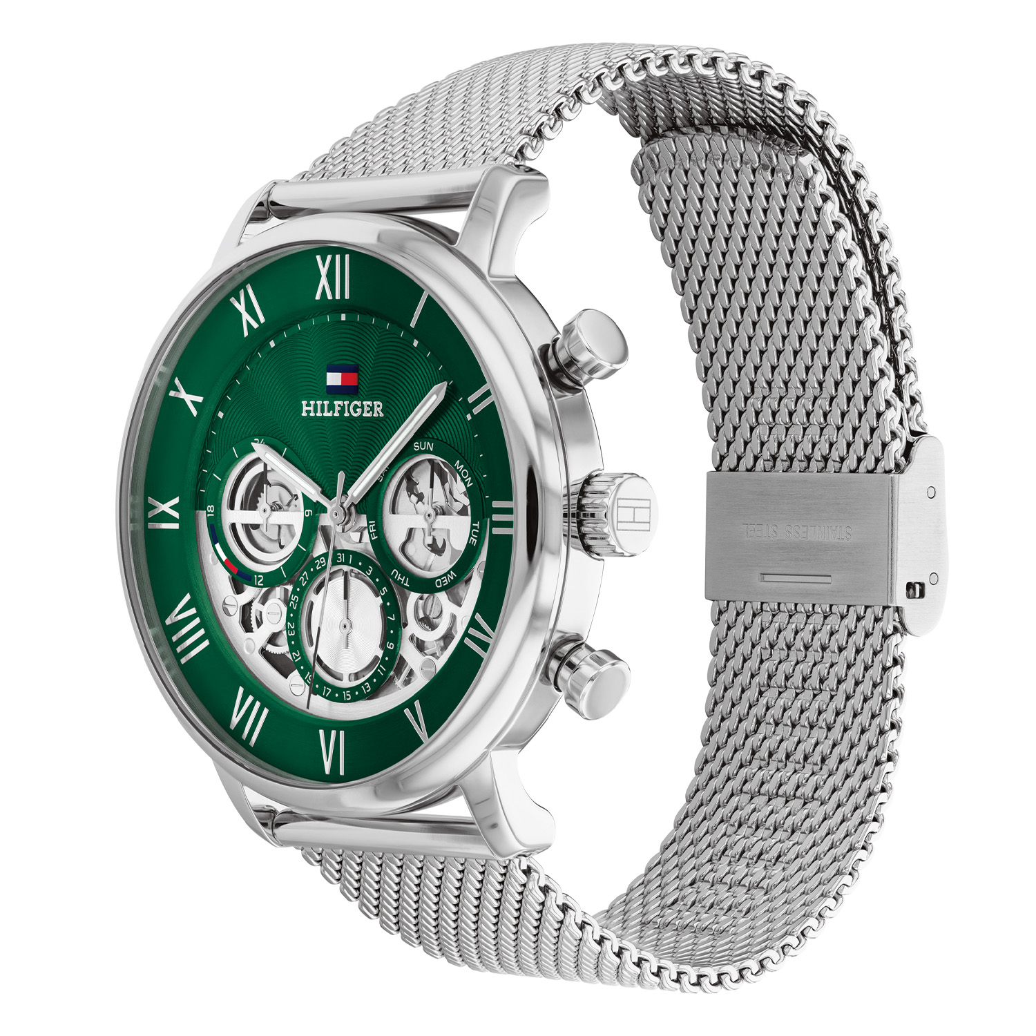 Tommy Hilfiger TH1710567 Horloge Heren Zilverkleurig 44mm