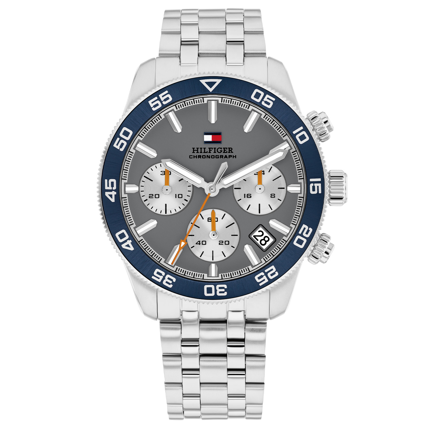Tommy Hilfiger TH1710744 Horloge Heren Zilverkleurig 41mm