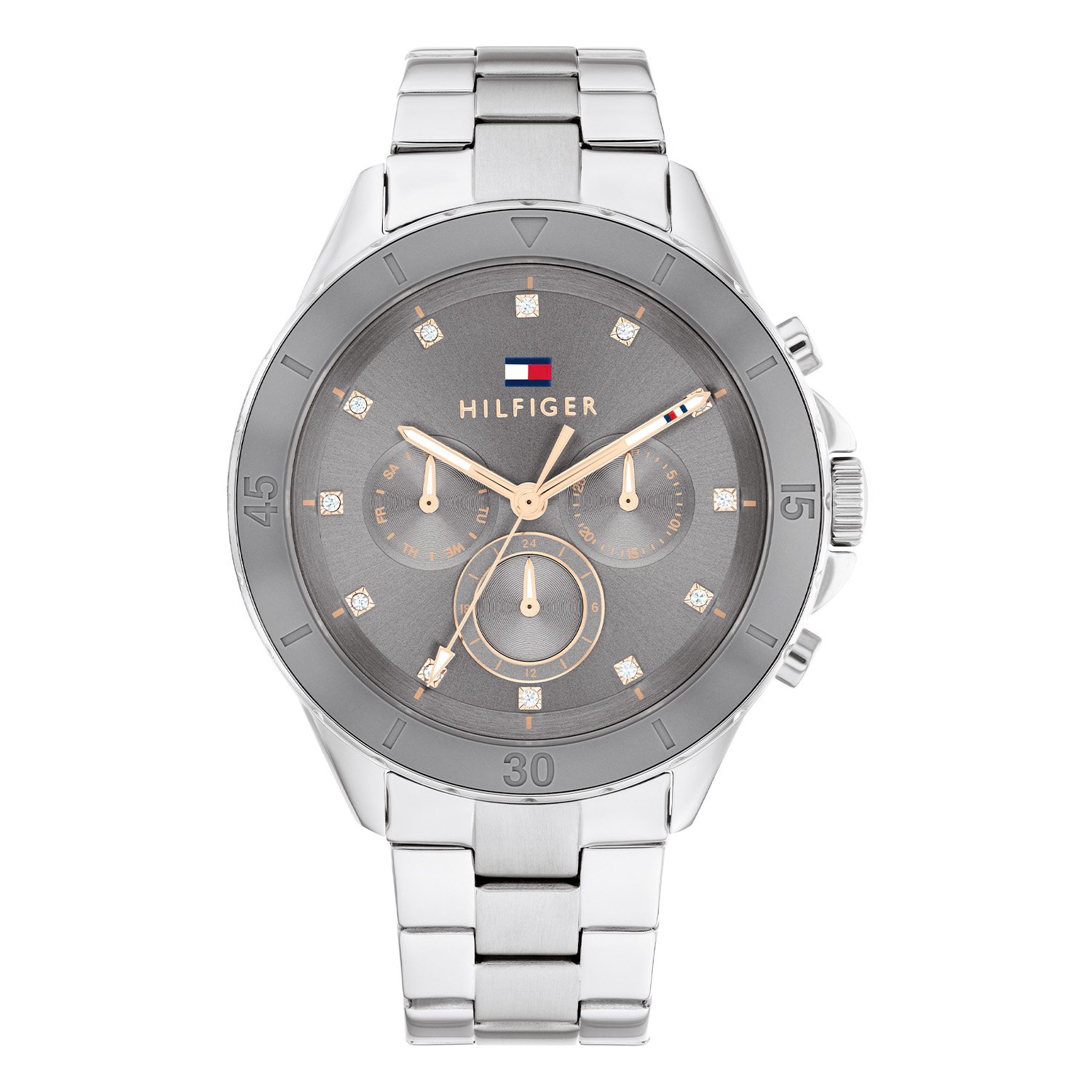 Tommy Hilfiger TH1782742 Horloge Dames Zilverkleurig 40mm
