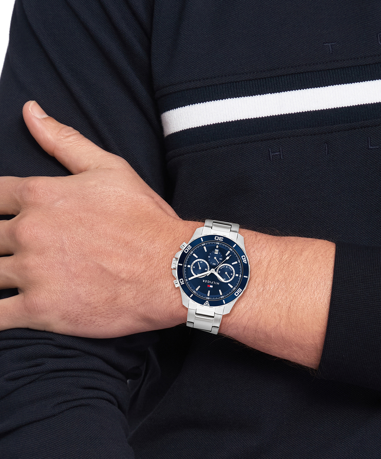 Tommy Hilfiger TH1792094 Horloge Heren Zilverkleurig 43mm