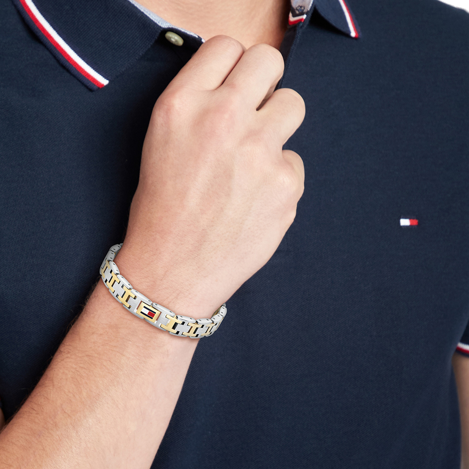 Tommy Hilfiger Jewels TJ2790683 Armband Heren H-Link Bico 19cm