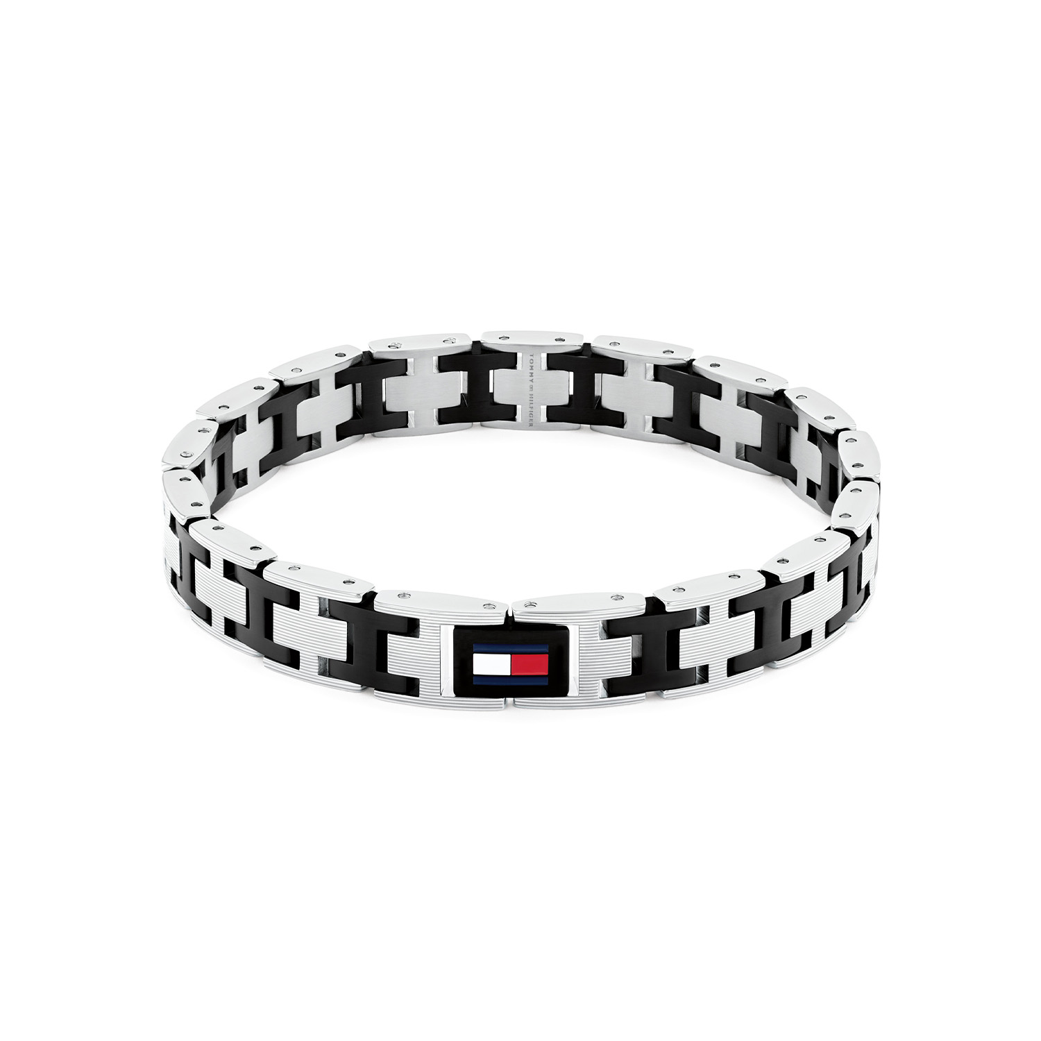Tommy Hilfiger Jewels TJ2790684 Armband Heren H-Link Bico/Zw 19cm